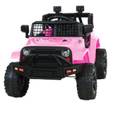 Ride On Cars: Rigo Kids Electric Ride On Car Jeep Toy Cars Remote 12V Pink