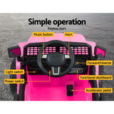 Ride On Cars: Rigo Kids Electric Ride On Car Jeep Toy Cars Remote 12V Pink