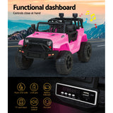 Ride On Cars: Rigo Kids Electric Ride On Car Jeep Toy Cars Remote 12V Pink