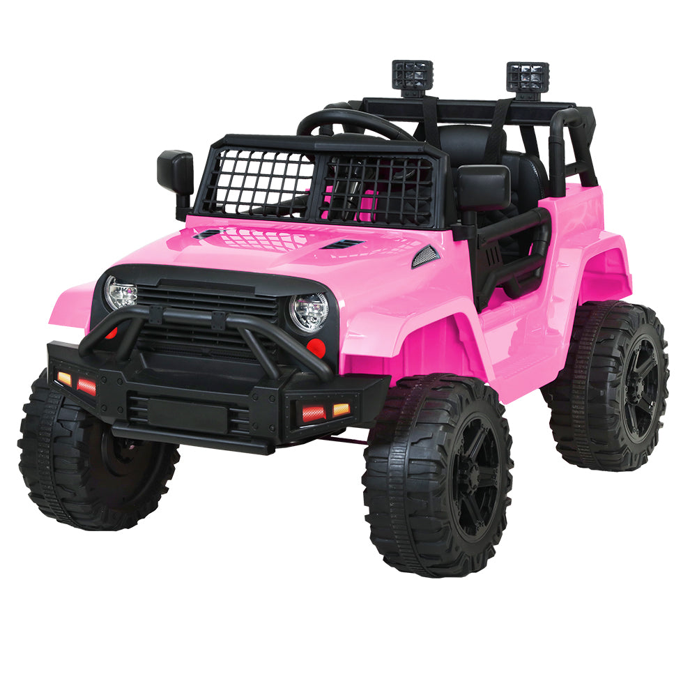 Ride On Cars: Rigo Kids Electric Ride On Car Jeep Toy Cars Remote 12V Pink