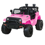 Ride On Cars: Rigo Kids Electric Ride On Car Jeep Toy Cars Remote 12V Pink