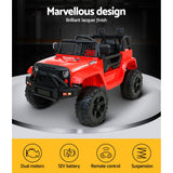 Ride On Cars: Rigo Kids Electric Ride On Car Jeep Toy Cars Remote 12V Red