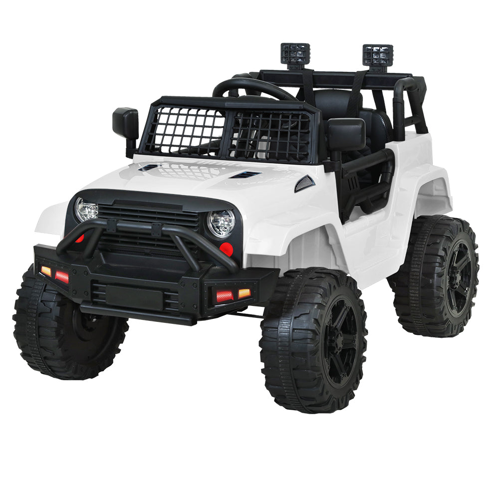 Ride On Cars: Rigo Kids Electric Ride On Car Jeep Toy Cars Remote 12V White