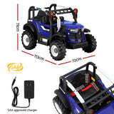 Ride On Cars: Rigo Kids Electric Ride On Car Off Road Jeep Remote 12V Blue