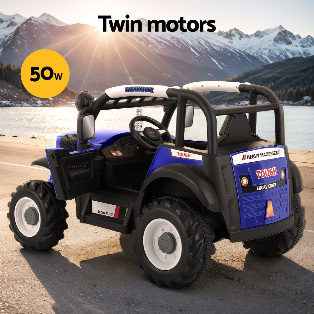 Ride On Cars: Rigo Kids Electric Ride On Car Off Road Jeep Remote 12V Blue
