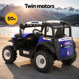 Ride On Cars: Rigo Kids Electric Ride On Car Off Road Jeep Remote 12V Blue