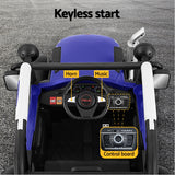 Ride On Cars: Rigo Kids Electric Ride On Car Off Road Jeep Remote 12V Blue