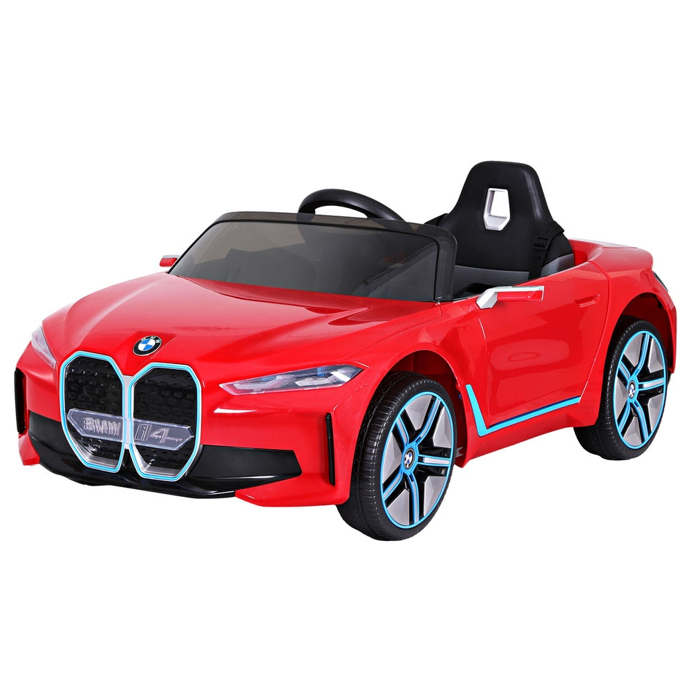 Ride On Cars: Kids Ride On Car BMW Licensed I4 Sports Remote Control Electric Toys 12V Red