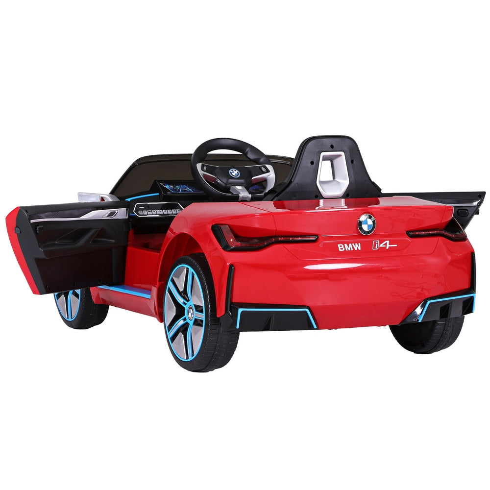 Ride On Cars: Kids Ride On Car BMW Licensed I4 Sports Remote Control Electric Toys 12V Red