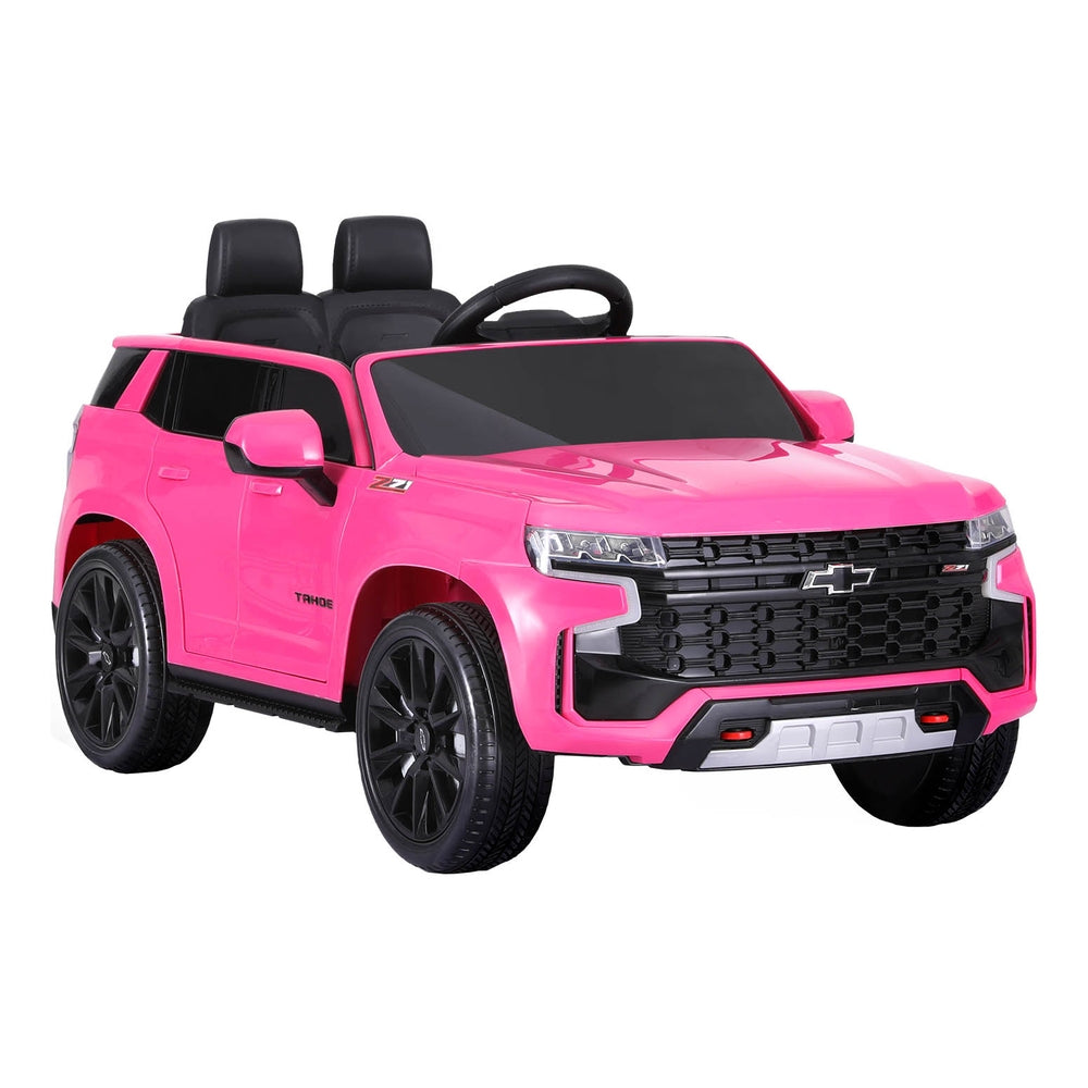Ride On Cars: Kids Ride On Car Licensed Chevrolet Tahoe Electric Toys Horn Remote 12V Pink