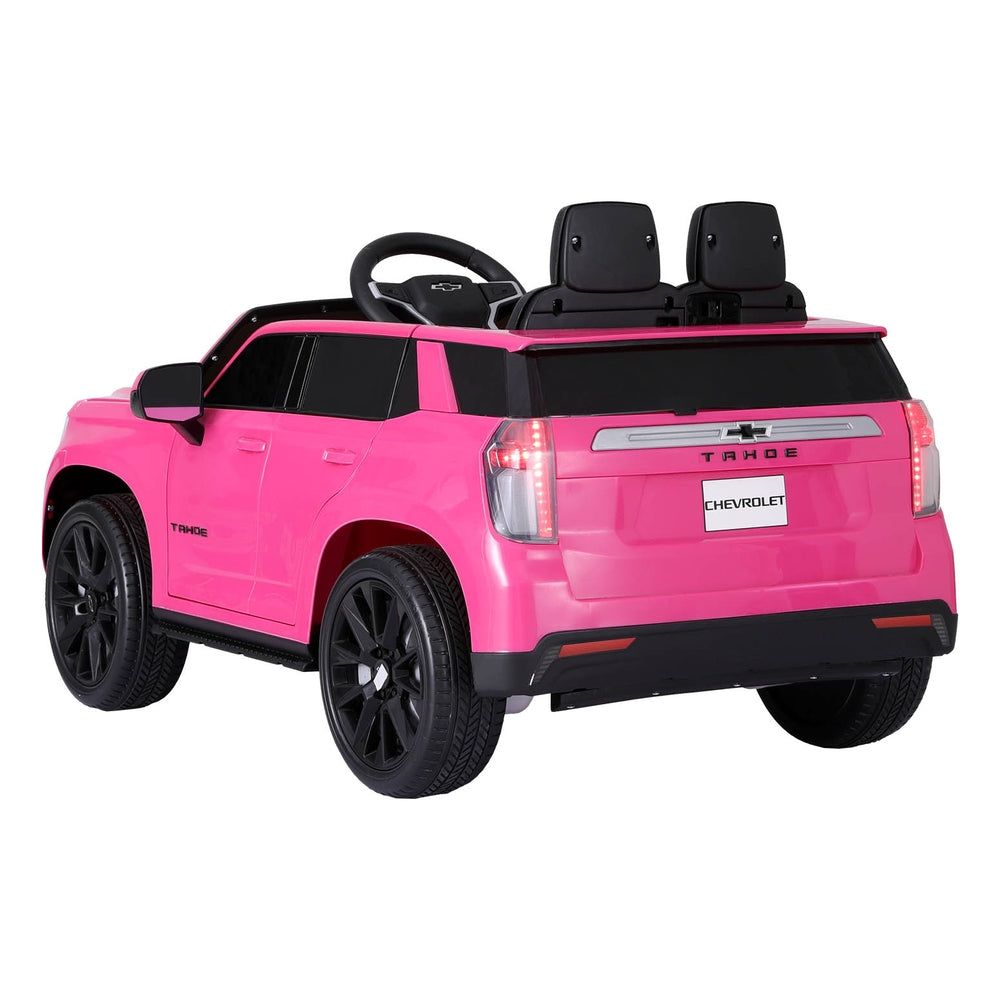 Ride On Cars: Kids Ride On Car Licensed Chevrolet Tahoe Electric Toys Horn Remote 12V Pink