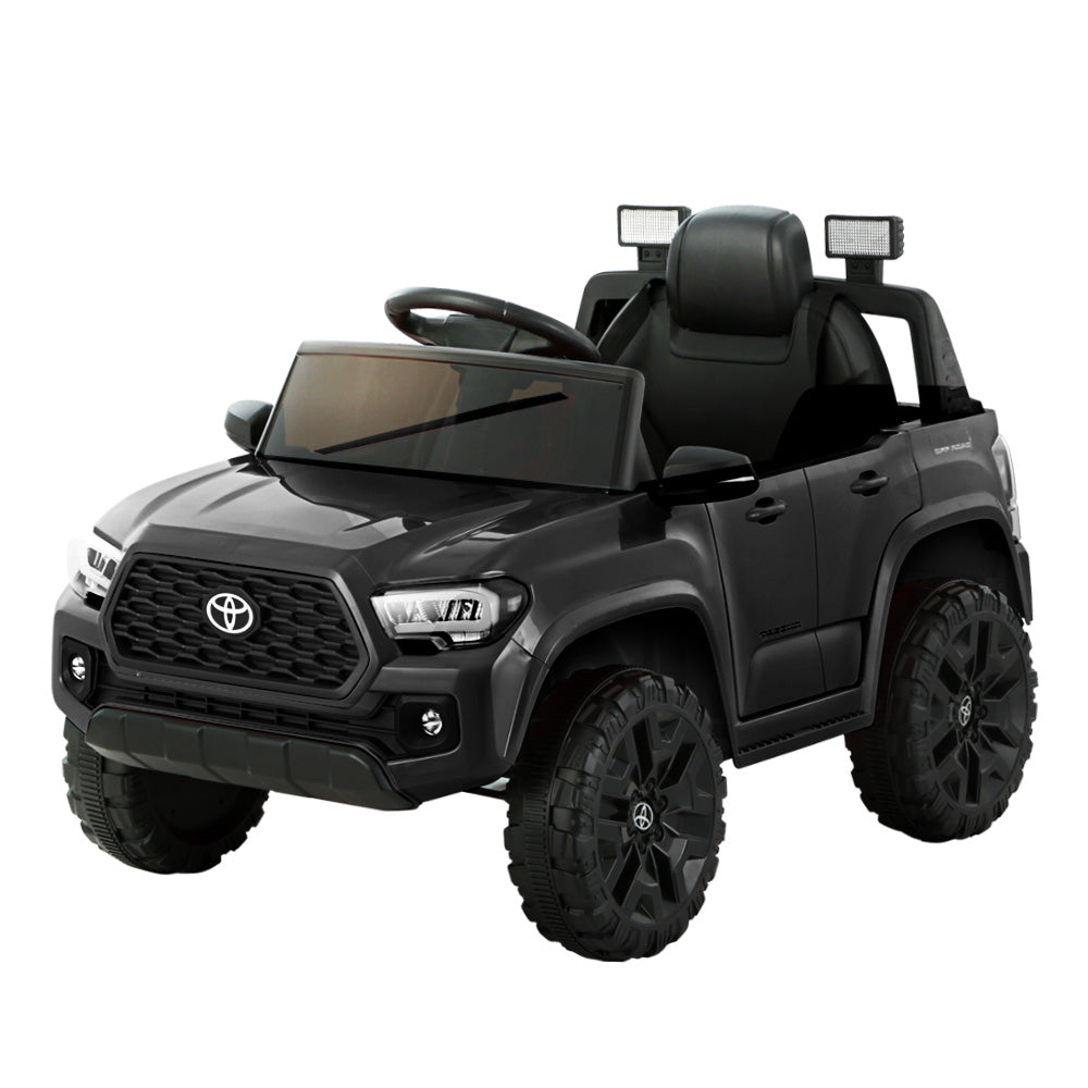 Ride On Cars: Kids Electric Ride On Car Toyota Tacoma Off Road Jeep Toy Cars Remote 12V Black