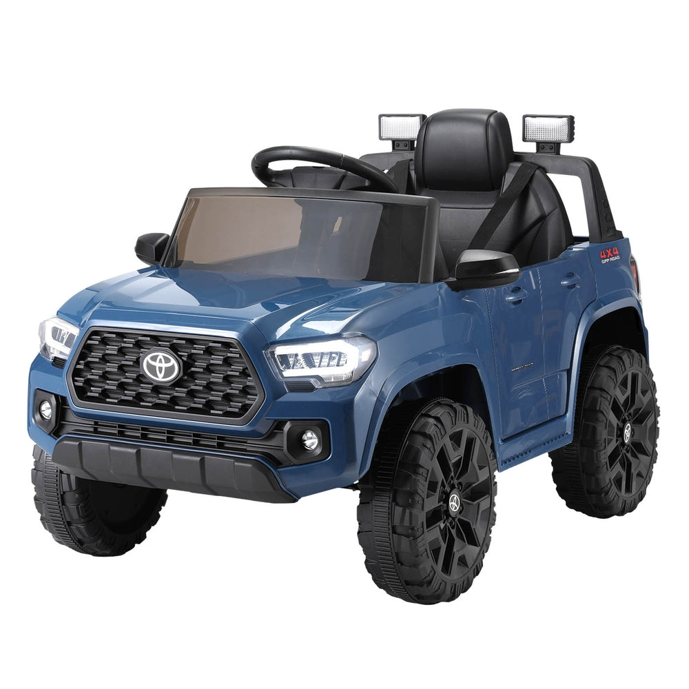 Ride On Cars: Kids Electric Ride On Car Toyota Tacoma Off Road Jeep Toy Cars Remote 12V Blue