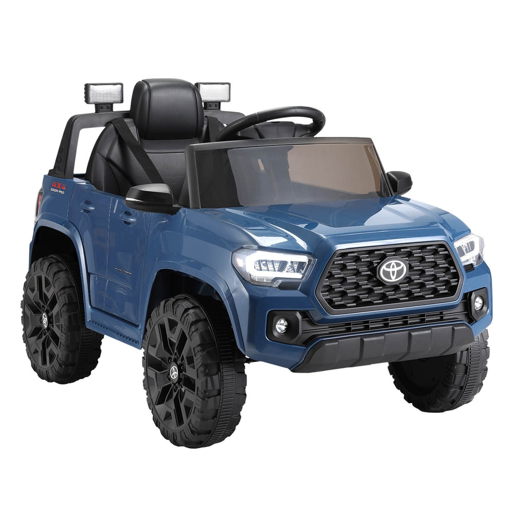 Ride On Cars: Kids Electric Ride On Car Toyota Tacoma Off Road Jeep Toy Cars Remote 12V Blue