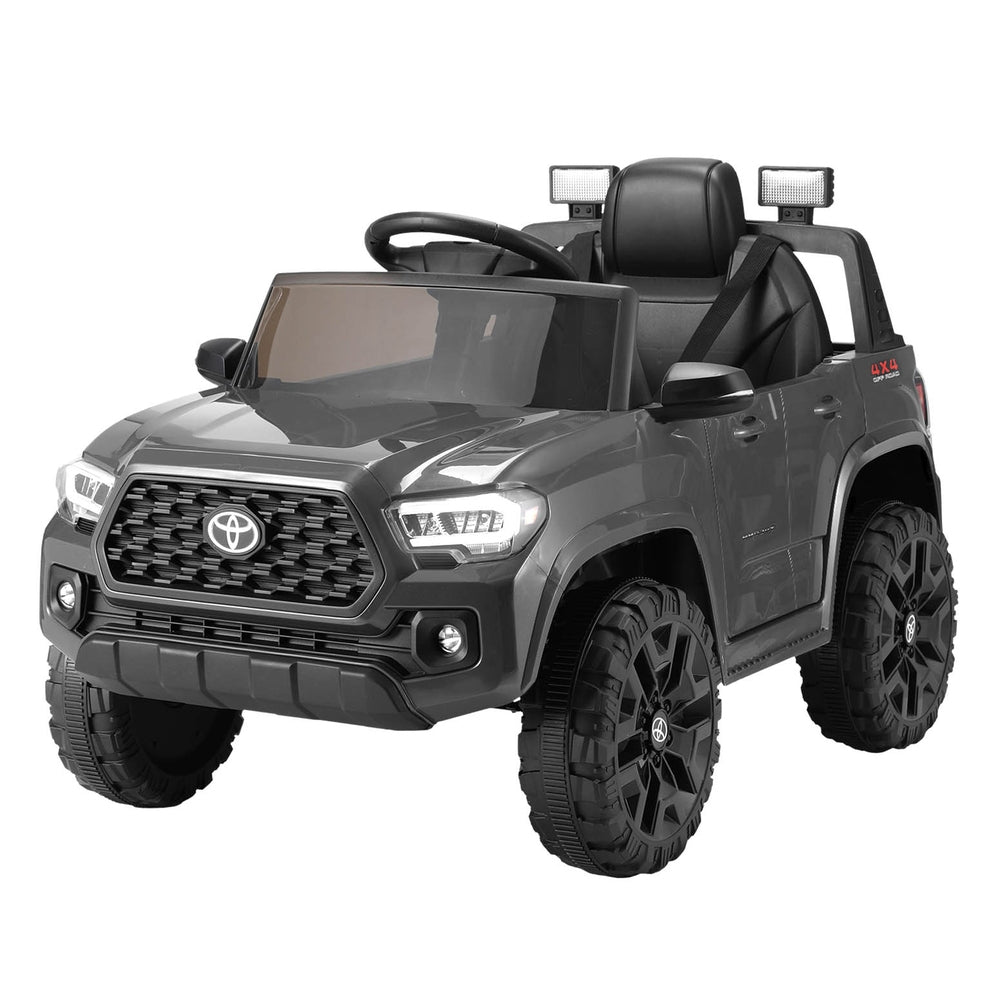 Ride On Cars: Kids Electric Ride On Car Toyota Tacoma Off Road Jeep Toy Cars Remote 12V Grey