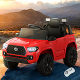 Ride On Cars: Kids Electric Ride On Car Toyota Tacoma Off Road Jeep Toy Cars Remote 12V Red