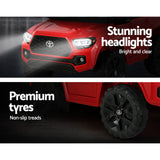 Ride On Cars: Kids Electric Ride On Car Toyota Tacoma Off Road Jeep Toy Cars Remote 12V Red
