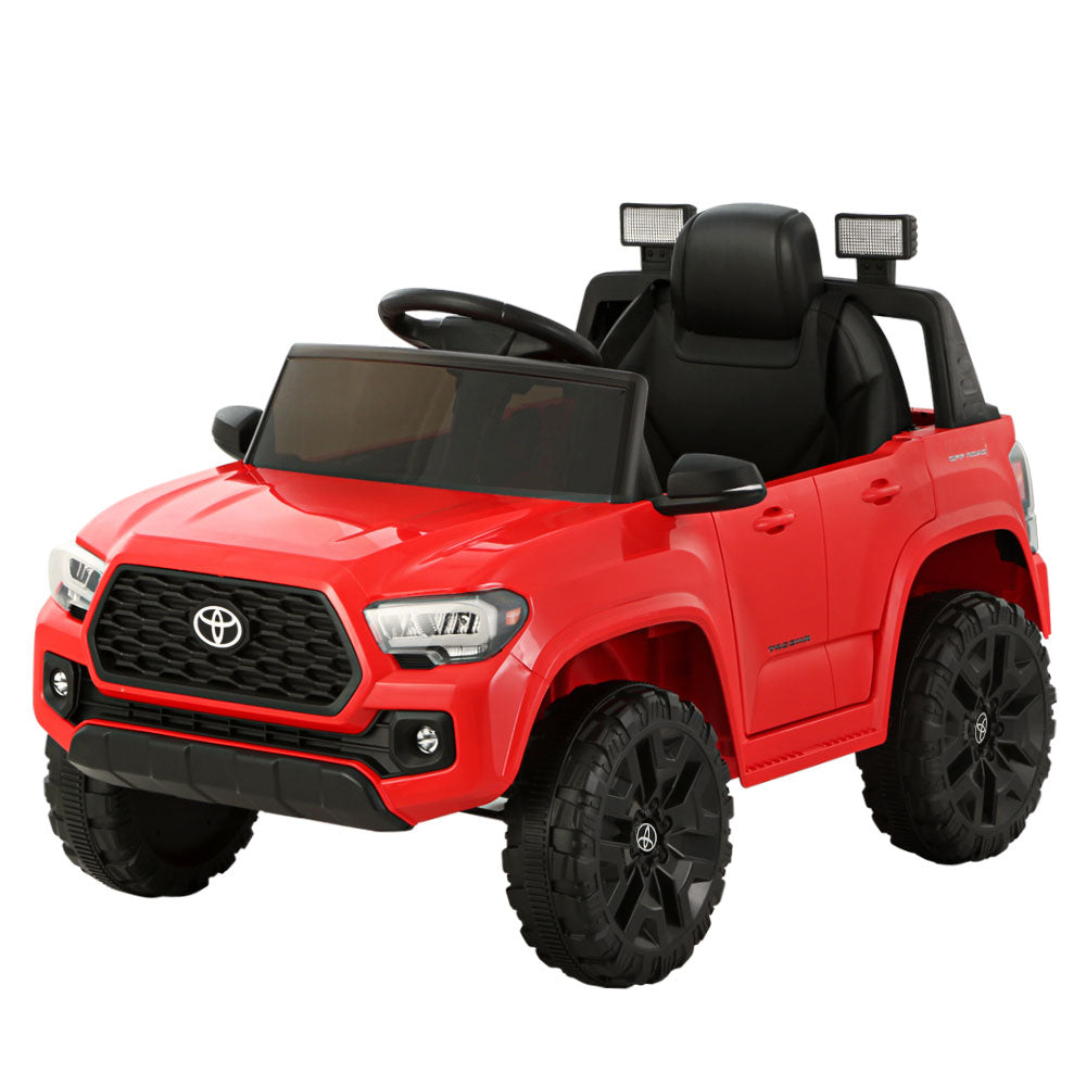 Ride On Cars: Kids Electric Ride On Car Toyota Tacoma Off Road Jeep Toy Cars Remote 12V Red