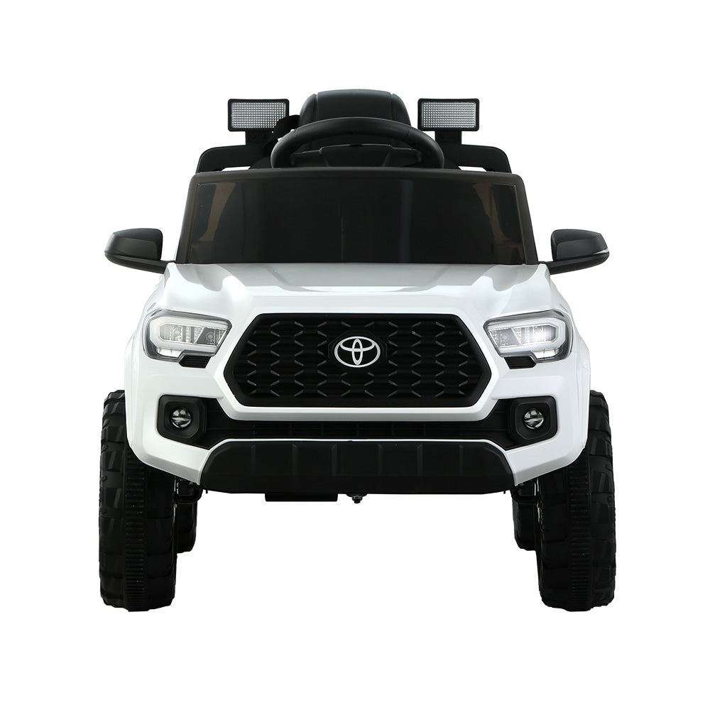 Ride On Cars: Kids Electric Ride On Car Toyota Tacoma Off Road Jeep Toy Cars Remote 12V Whte