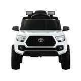 Ride On Cars: Kids Electric Ride On Car Toyota Tacoma Off Road Jeep Toy Cars Remote 12V Whte