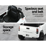 Ride On Cars: Kids Electric Ride On Car Toyota Tacoma Off Road Jeep Toy Cars Remote 12V Whte