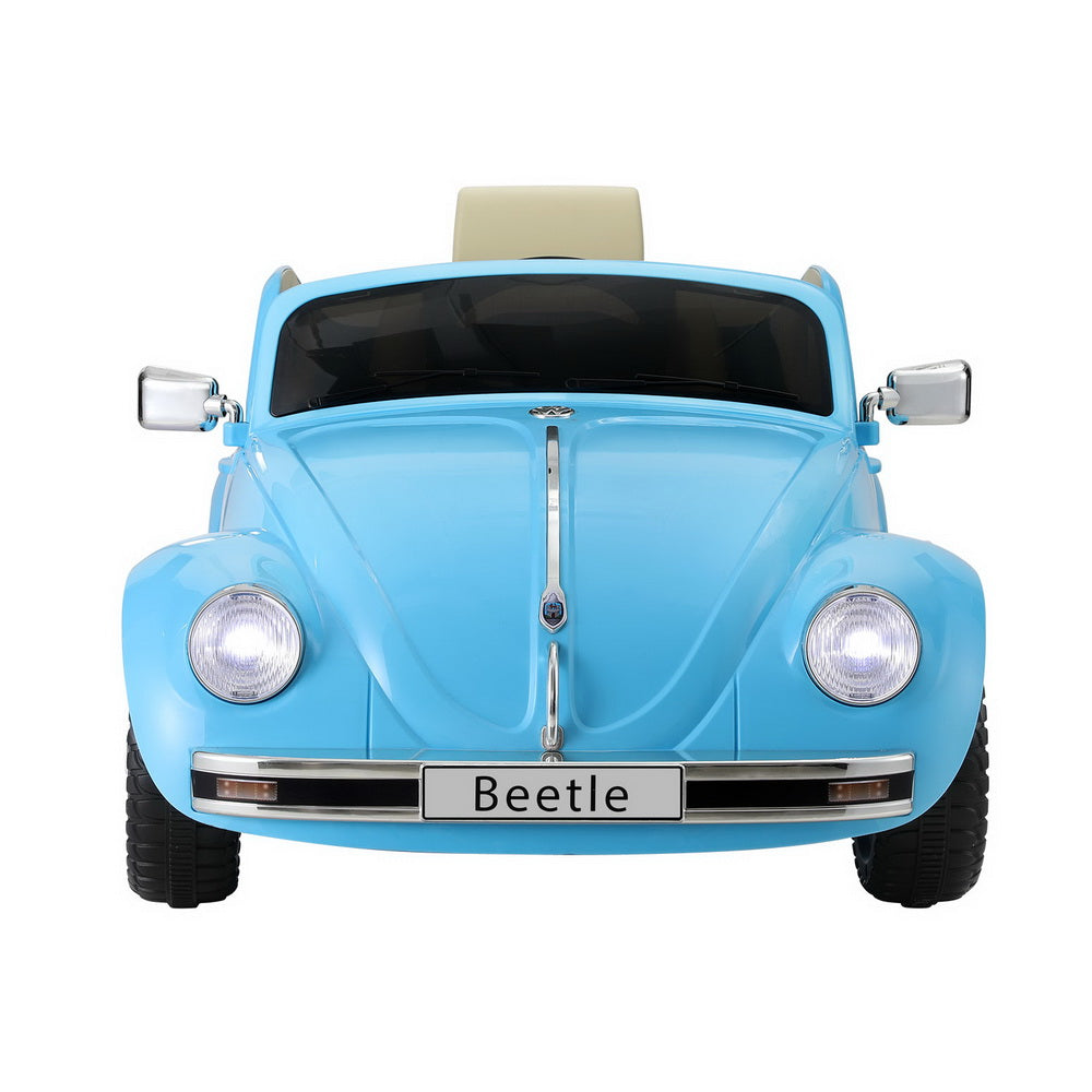 Ride On Cars: Kids Ride On Car Licensed Volkswagen Beetle Electric Toys Horn Remote 6V Blue
