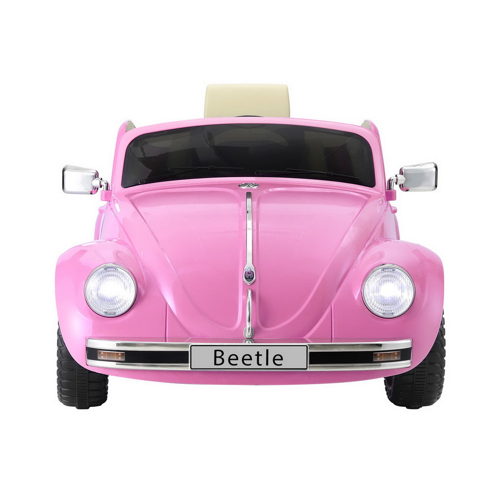 Ride On Cars: Kids Ride On Car Licensed Volkswagen Beetle Electric Toys Horn Remote 6V Pink