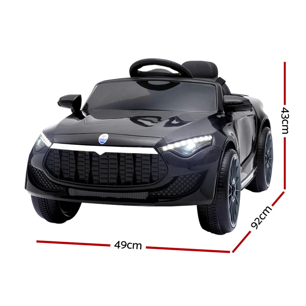 Ride On Cars: Rigo Kids Electric Ride On Car Toys Cars Horn Music Remote Control 12V Black
