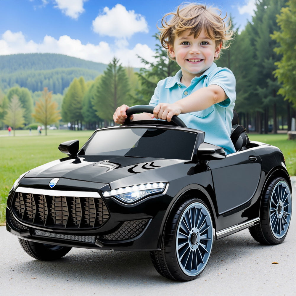 Ride On Cars: Rigo Kids Electric Ride On Car Toys Cars Horn Music Remote Control 12V Black