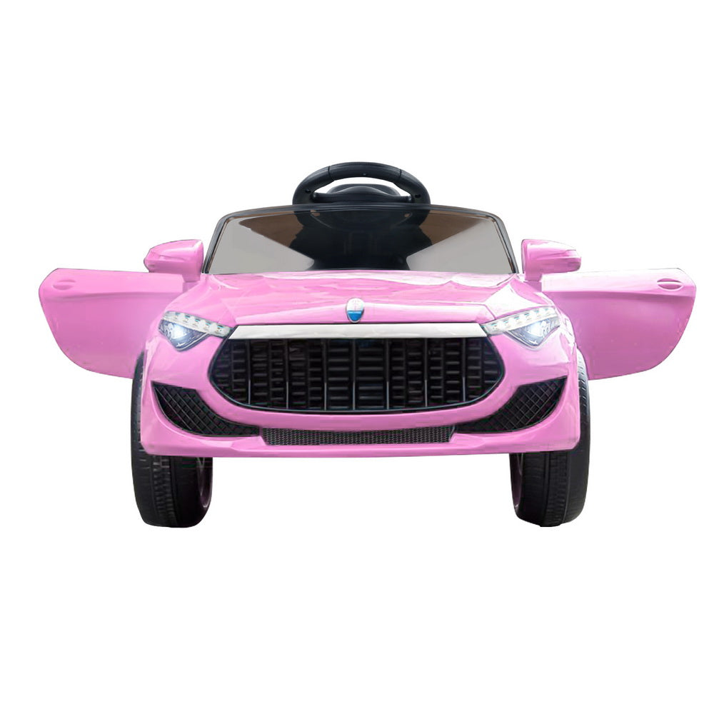 Ride On Cars: Rigo Kids Electric Ride On Car Toys Cars Headlight Music Remote Control 12V Pink