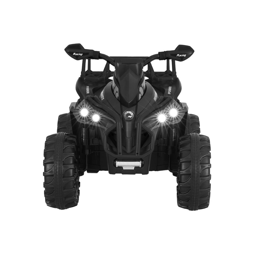 Ride On Cars: Rigo Kids Ride On Car ATV Quad Motorbike Storage Rack Electric Toys 12V Black