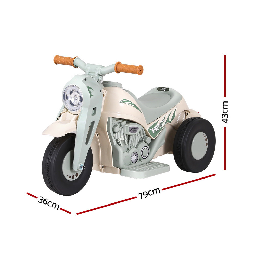Bikes & Scooters: Rigo Kids Ride On Car Electric Motorcycle Motorbike with Bubble Maker Green