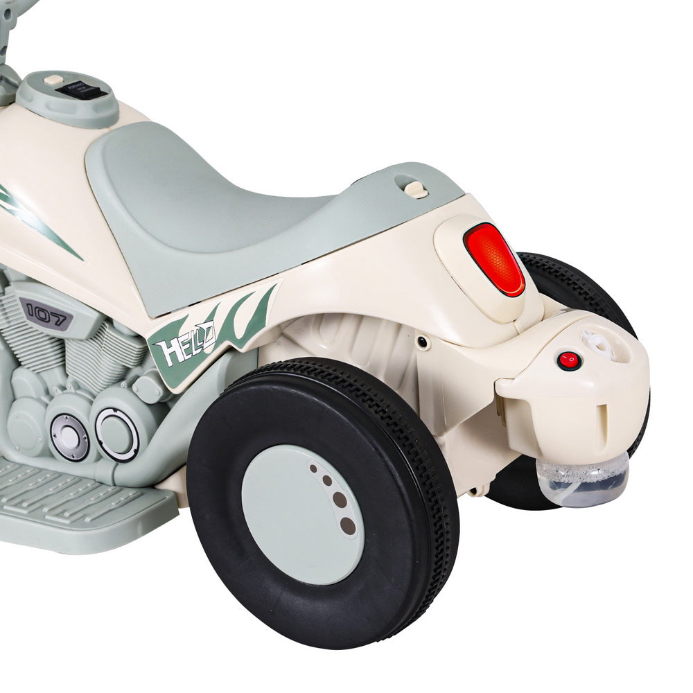 Bikes & Scooters: Rigo Kids Ride On Car Electric Motorcycle Motorbike with Bubble Maker Green