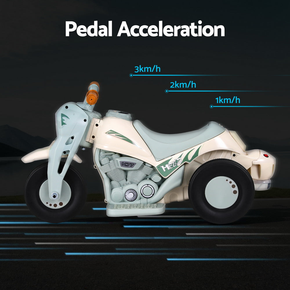 Bikes & Scooters: Rigo Kids Ride On Car Electric Motorcycle Motorbike with Bubble Maker Green