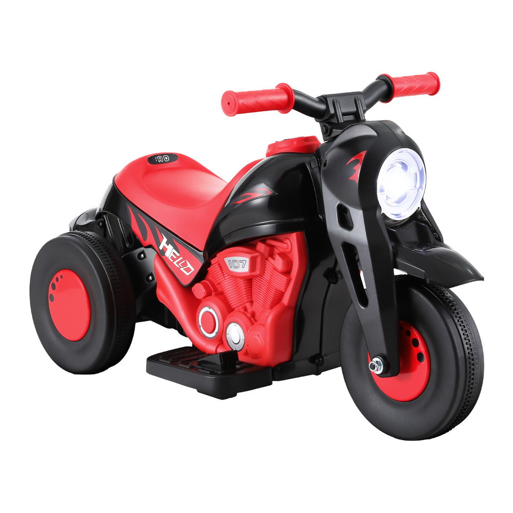 Ride On Cars: Rigo Kids Ride On Car Motorcycle Motorbike with Bubble Maker Electric Toy 6V Red