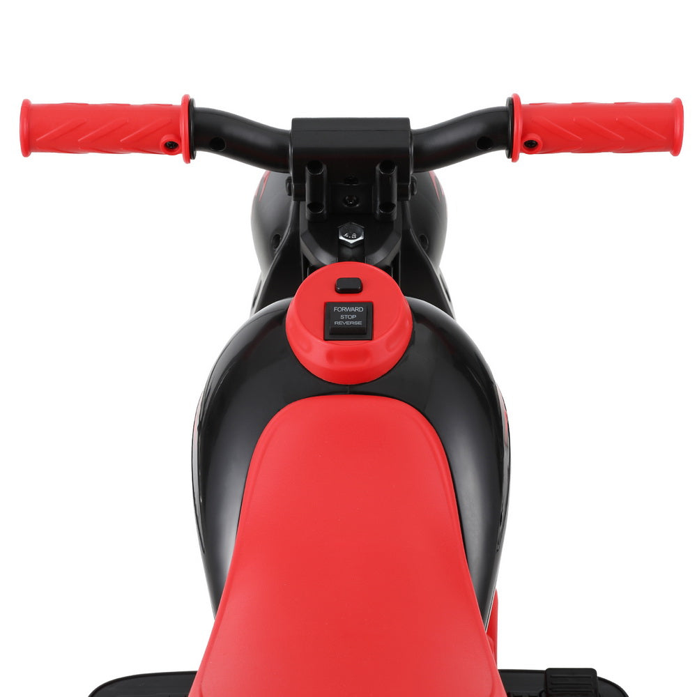 Ride On Cars: Rigo Kids Ride On Car Motorcycle Motorbike with Bubble Maker Electric Toy 6V Red