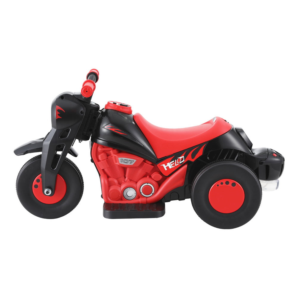 Ride On Cars: Rigo Kids Ride On Car Motorcycle Motorbike with Bubble Maker Electric Toy 6V Red