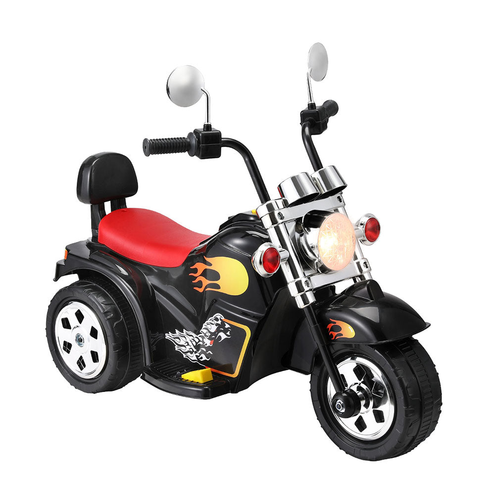 Ride On Cars: Rigo Kids Ride On Car Motorcycle Motorbike Electric Toys Horn Music 6V Black