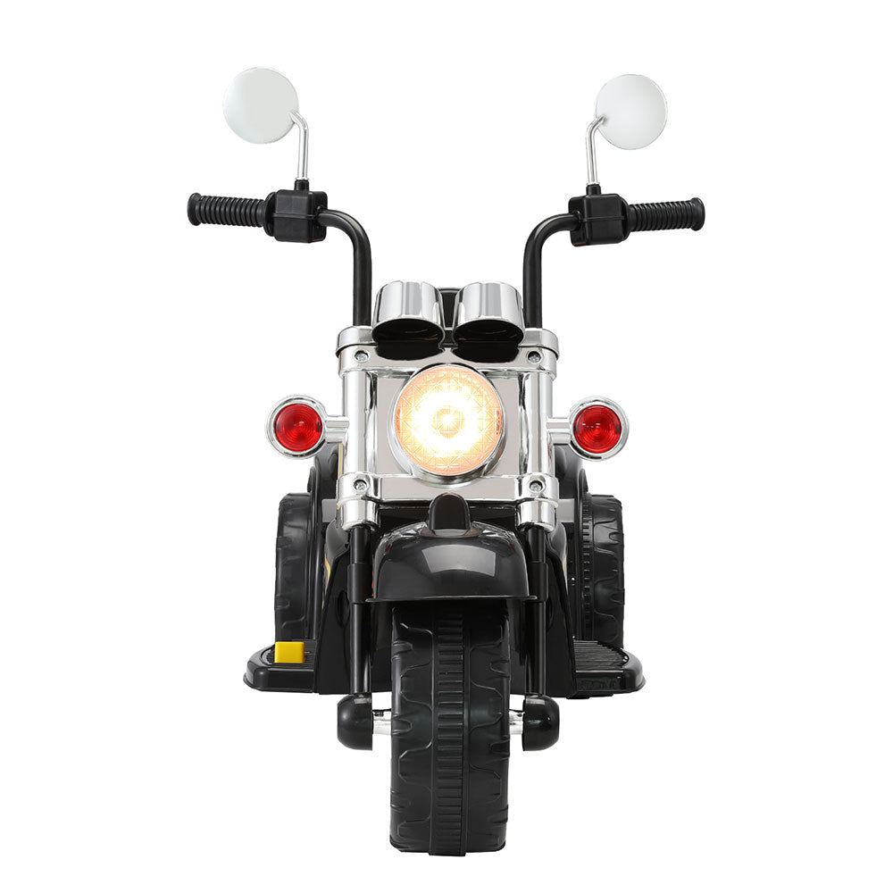 Ride On Cars: Rigo Kids Ride On Car Motorcycle Motorbike Electric Toys Horn Music 6V Black