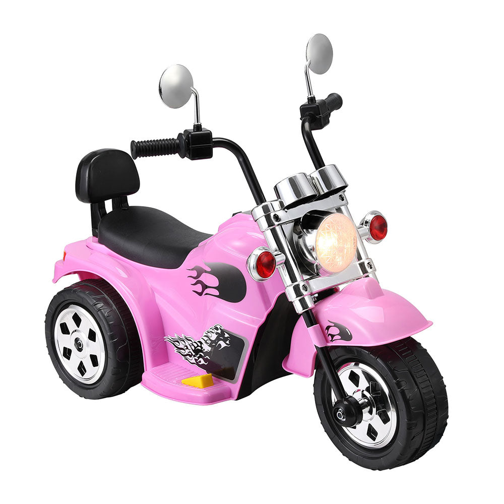 Ride On Cars: Rigo Kids Ride On Car Motorcycle Motorbike Electric Toys Horn Music 6V Pink