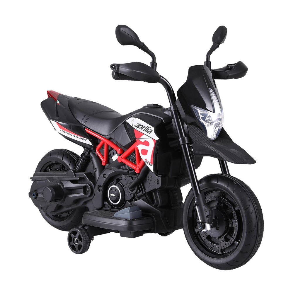 Bikes & Scooters: Kids Electric Ride On Car Motorcycle Motorbike Aprilia Licensed Dorsoduro 900