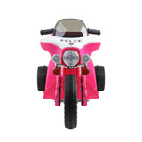 Rigo Kids Electric Ride On Patrol Police Car Harley-Inspired 6V Pink