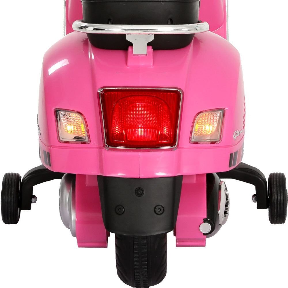Bikes & Scooters: Kids Electric Ride On Car Motorcycle Motorbike Vespa Licensed GTS Pink
