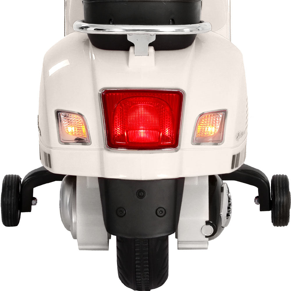 Bikes & Scooters: Kids Electric Ride On Car Motorcycle Motorbike Vespa Licensed GTS White