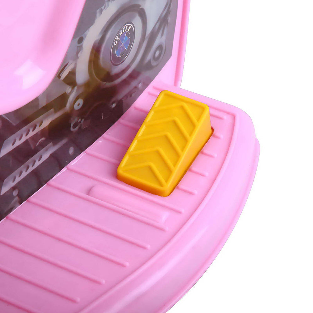 Bikes & Scooters: Rigo Kids Electric Ride On Police Motorcycle Motorbike 6V Battery Pink