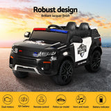 Ride On Cars: Electric Ride On Car Rigo Kids Patrol Police Ride On Cars Horn Music Remote Black