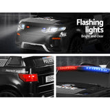 Ride On Cars: Electric Ride On Car Rigo Kids Patrol Police Ride On Cars Horn Music Remote Black