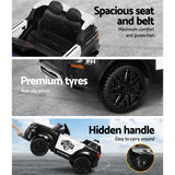 Ride On Cars: Electric Ride On Car Rigo Kids Patrol Police Ride On Cars Horn Music Remote Black