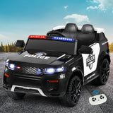 Ride On Cars: Electric Ride On Car Rigo Kids Patrol Police Ride On Cars Horn Music Remote Black