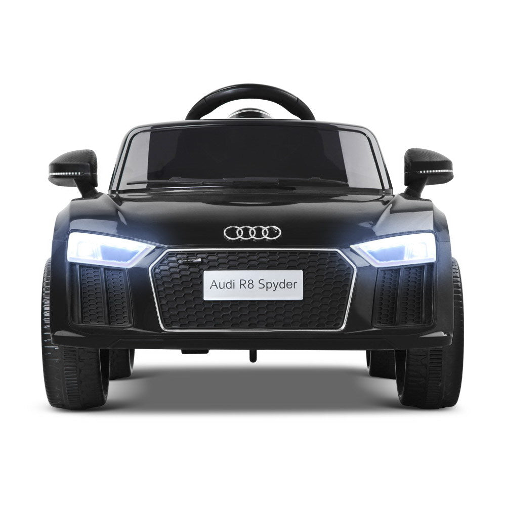 Ride On Cars: Kids Ride On Car Audi R8 Licensed Sports Electric Toy Cars Black